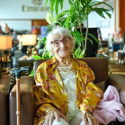 Emirates welcomes 101-year-old centenarian Rachida Smati onboard